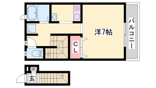 押部谷駅 徒歩3分 2階の物件間取画像